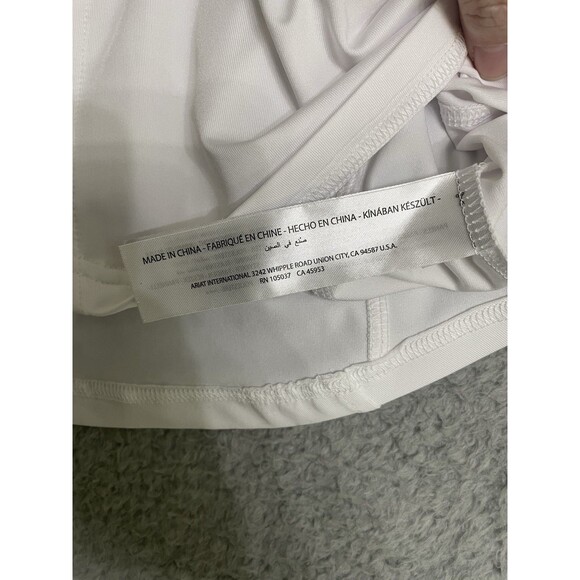 Ariat Pro Series Airway Show Short White Women's 1/4 zip Small Horse Equestrian - Picture 5 of 10